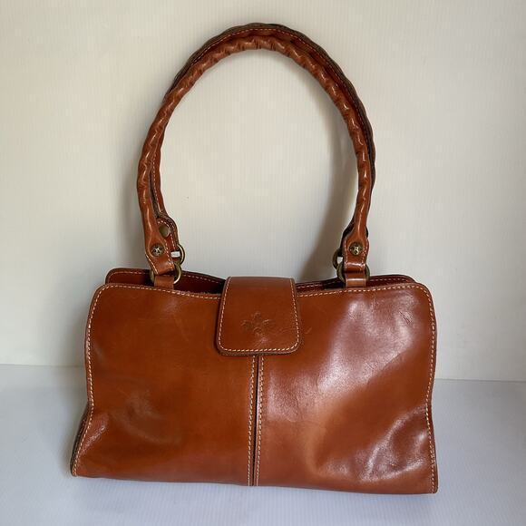 Patricia Nash Handbags - Patricia Nash Brown Leather Satchel Shoulder Bag Tote Purse Women’s Medium